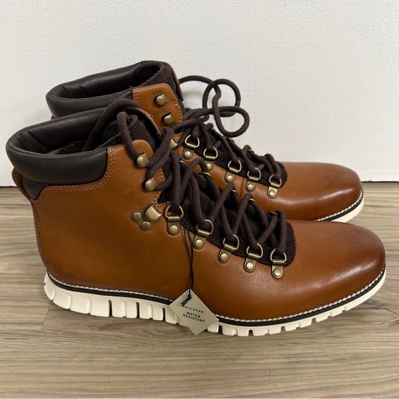 Cole Haan Other - Cole Haan Zerogrand British Tan Hiker Water Resistant Boot C35595 NWOB